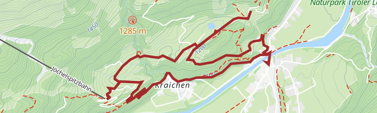 Route map: Bacher Sonnenseiten - Runde